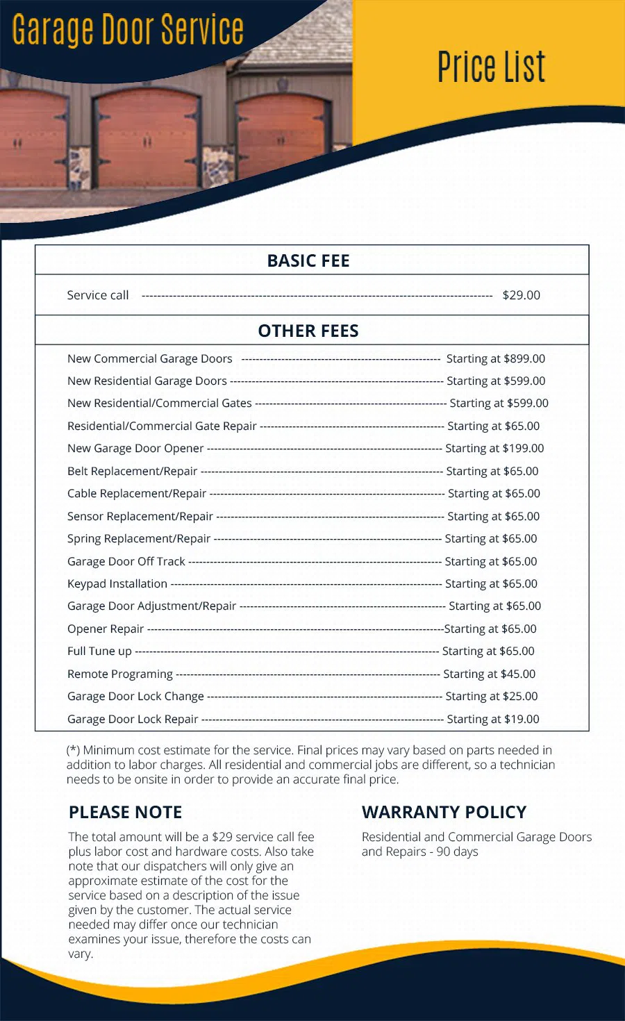 USA Garage Doors Service Mesa, AZ 480-658-0102